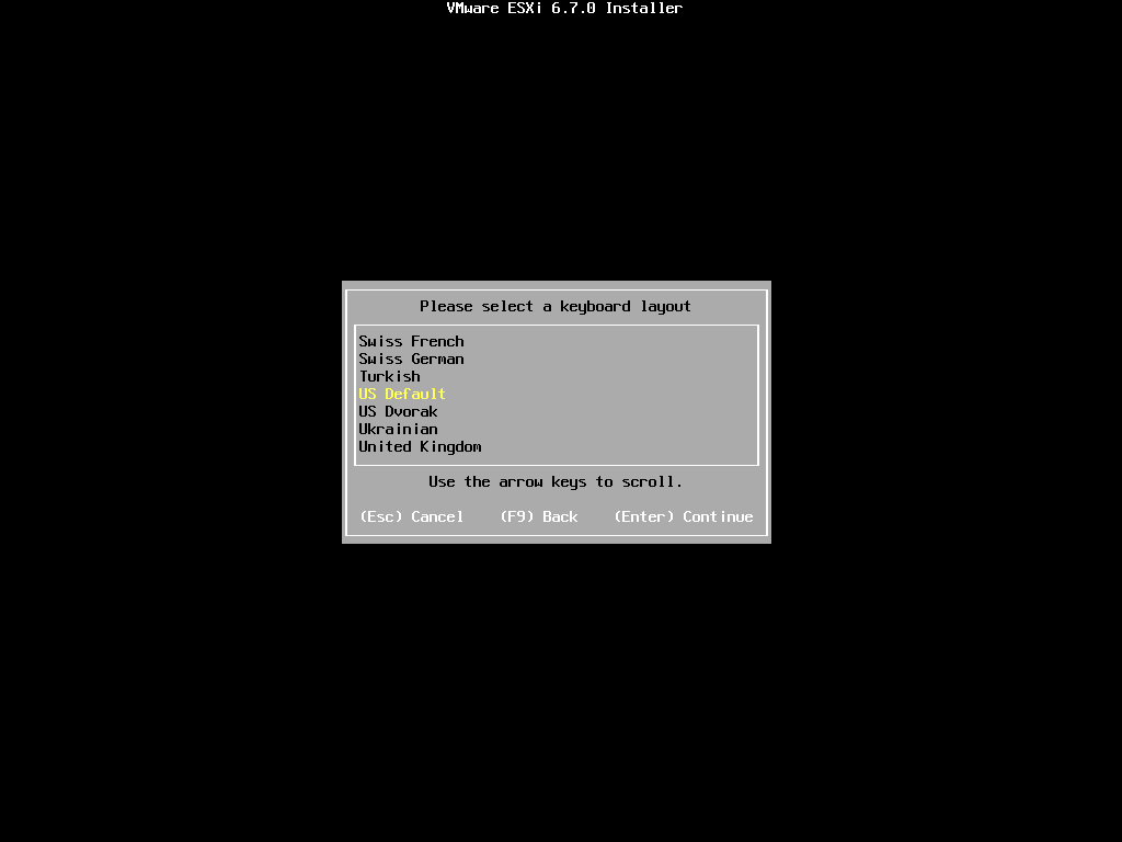 安装 VMware ESXi 6.7 系统插图9